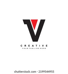 Abstract Letter V Logo. Letter V Logo Template Design. Letter V Icon. Suitable For Company Logos, Business Logos, Sports Logos, Technology, Product Marketing, Etc.