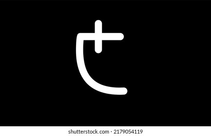 Resumen de la carta Vector Log TC CT C T Plantilla de diseño