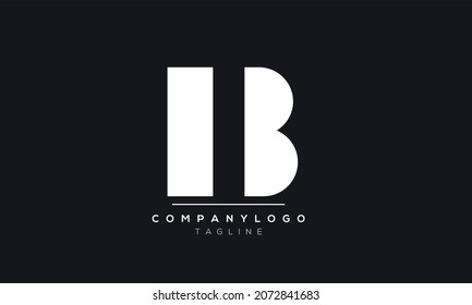 Abstract Letter Vector Logo Design Template B