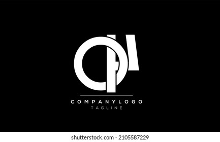 Abstract Letter Vector Logo Design Template O4 and 4O