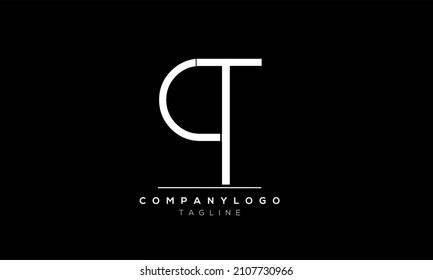 Abstract Letter Vector Logo Design Template QT TQ Q T