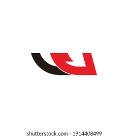 abstract letter w geometric arrow up symbol logo vector
