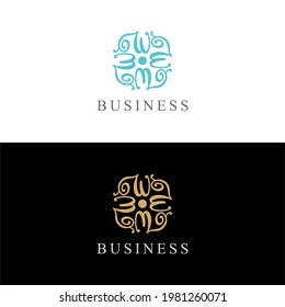 Abstract Letter W Logo Vector 001