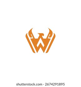 Abstract Letter W Phoenix Logo Ideas