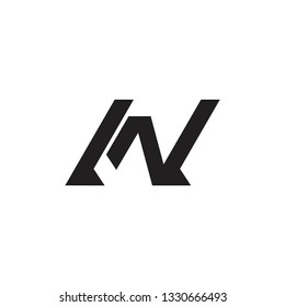 abstract letter wa walk feet abstract logo
