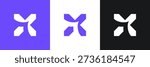 Abstract letter X arrow logo design template. Modern logo usable for business, financial and logistics.
