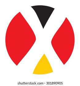 Abstract Letter X Icon