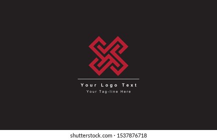 Abstract letter X logo design. Creative,Premium Minimal emblem design template. Graphic Alphabet Symbol for Corporate
Business Identity. Initial XX vector element