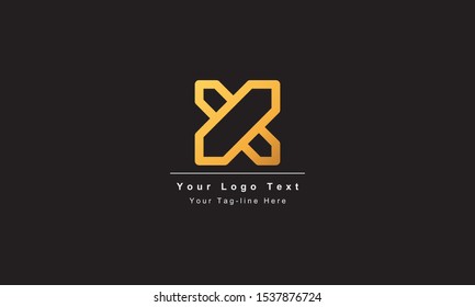 Abstract letter X logo design. Creative,Premium Minimal emblem design template. Graphic Alphabet Symbol for Corporate
Business Identity. Initial XX vector element