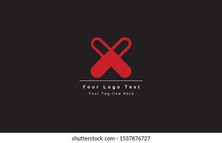 Abstract letter X logo design. Creative,Premium Minimal emblem design template. Graphic Alphabet Symbol for Corporate
Business Identity. Initial XX vector element