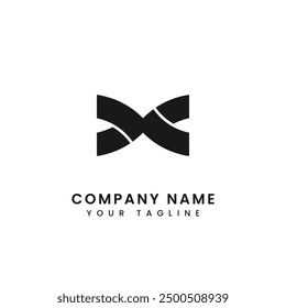  abstract letter X logo design. modern logotype X design with black color. vector illustration