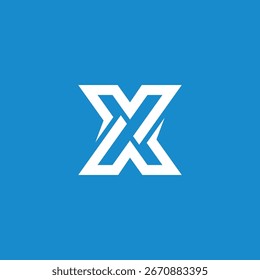 Abstract Letter X Logo Design Vector Template