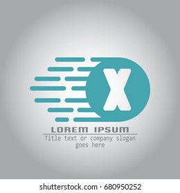 Abstract Letter X Logo Design.