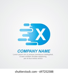 Abstract Letter X Logo Design Template