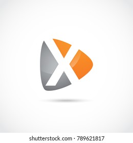 Abstract Letter X Logo Design. Vector Illustrator Eps.10