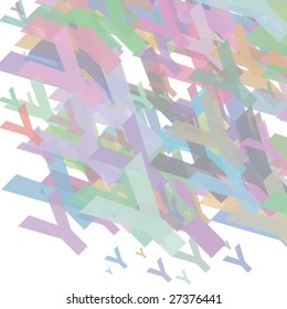Abstract letter Y