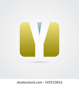 Abstract Letter Y Icon