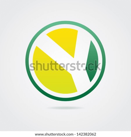 Abstract Letter Y Icon