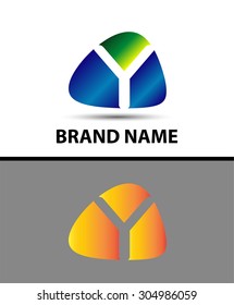 Abstract letter y logo
