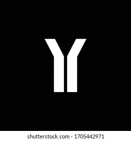 abstract letter y logo design. logotype design