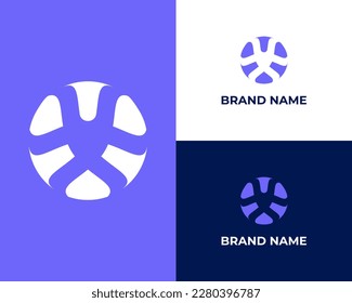 Abstract Letter Y Logo design vector template