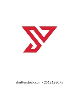 Abstract Letter Y logo design vector template