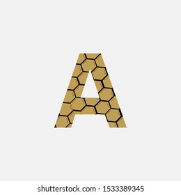 Abstract Letter Y logo icon vector design concept with polygon soft gold color.
