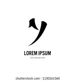 Abstract letter Y logo vector design. Curve concept template.