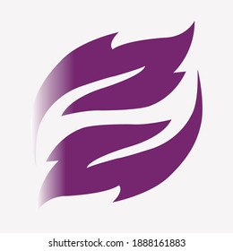 abstract letter z logo design vector