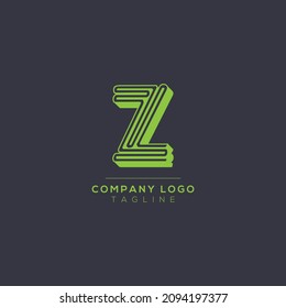 Abstract letter Z logo design. Creative, Premium Minimal emblem design template. Graphic Alphabet Symbol for Corporate.