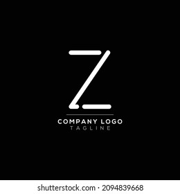 Abstract letter Z logo design. Creative, Premium Minimal emblem design template. Graphic Alphabet Symbol for Corporate.