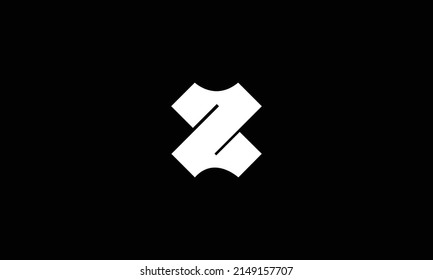 Design des abstrakten Briefes Z Logo