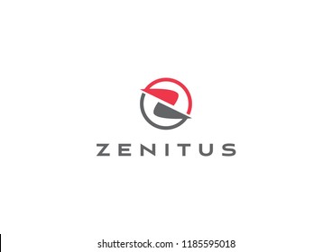 Abstract letter Z logo template