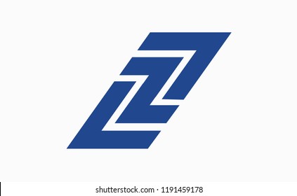 Abstract letter Z. Vector logo