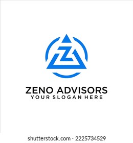 Abstract letter ZA logo. Creative Modern Letters Vector Icon Logo Illustration.