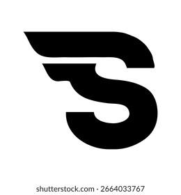  Arte de design de marca baseada em carta abstrata 