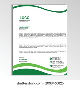 Abstract Letterhead Design.
 Modern Business Template Design Ready To Print
Letterhead Bundle.