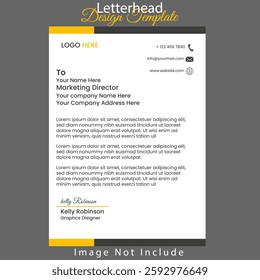Abstract Letterhead Design Modern Business Letterhead Design