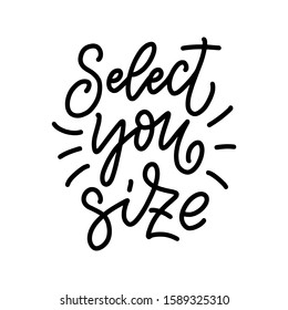 Abstract lettering about sport and fitness for poster or print design. Healthy lifestyle. Modern calligraphy for business success concept. Handwritten letters. Typography funny quote. Vector