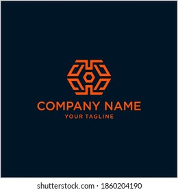 abstract lettering symbol design logo