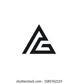 Ls Triangle Logo Initial Stock Vector (Royalty Free) 1202531128 ...