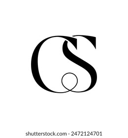Abstract Letters C and S Logo 101