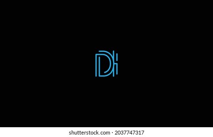 Abstract letterS DI logo design. Creative,Premium Minimal emblem design template. Graphic Alphabet Symbol for Corporate. Business Identity. Initial DI vector element
