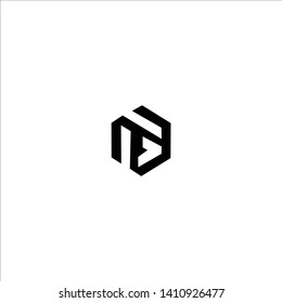 Abstract letters G and G logo template