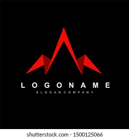 Abstract letters logo design initial vector for company and business