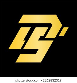 Abstract letters Logomonogram Vector business logo