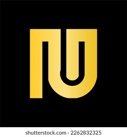 Letras abstractas Logotipo de negocio del vector Logomonograma