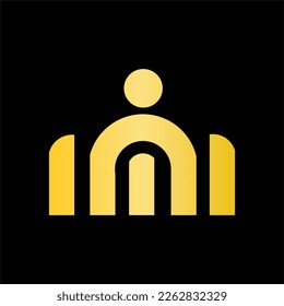 Abstract letters Logomonogram Vector business logo