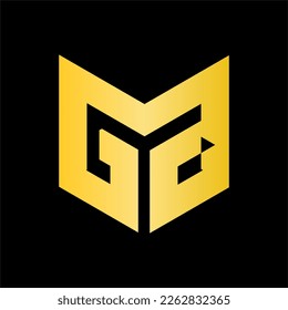 Abstract letters Logomonogram Vector business logo