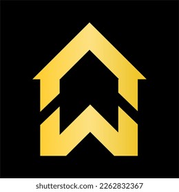 Abstract letters Logomonogram Vector business logo